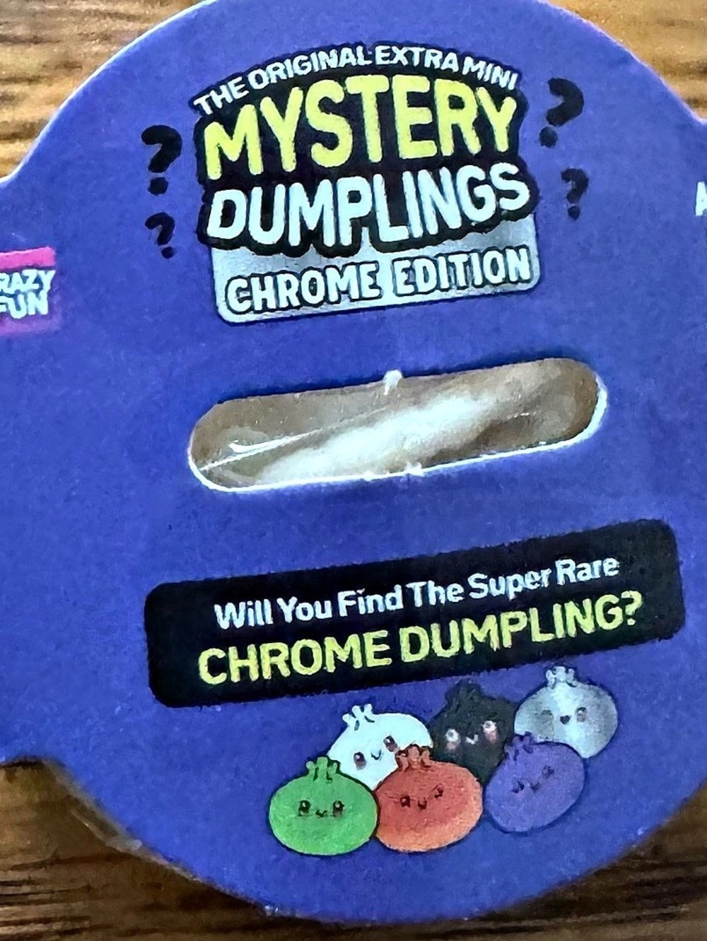 Crazy Fun The Original Extra Mini Mystery Dumplings Chrome Edition